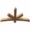 Ekena Millwork Alberta Smooth Timber Gable Bracket, Western Red Cedar, 48"W x 28"H x 3 1/2"D x 3 1/2"F, 14/12 Pitch GBW048X28X0404ALB00SWR - alternate 5